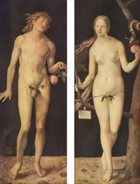 Adán y Eva Alberto Durero Clásico desnudo Pinturas al óleo
